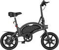 Jetson Bolt Pro 2025 Electric Bike – 30-Mile Range. 15.5 mph Top Speed. Matte Black Finish