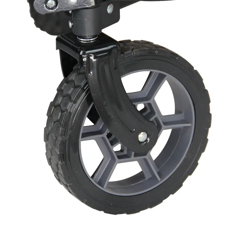 Maxwell Outdoors Folding Camping Wagon with More Silence Wheels. Black
