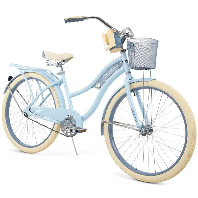 Nel Lusso Classic Cruiser Bike – Women's Light Blue 26″ Frame with Ergonomic Fit Design (2025 Edition)