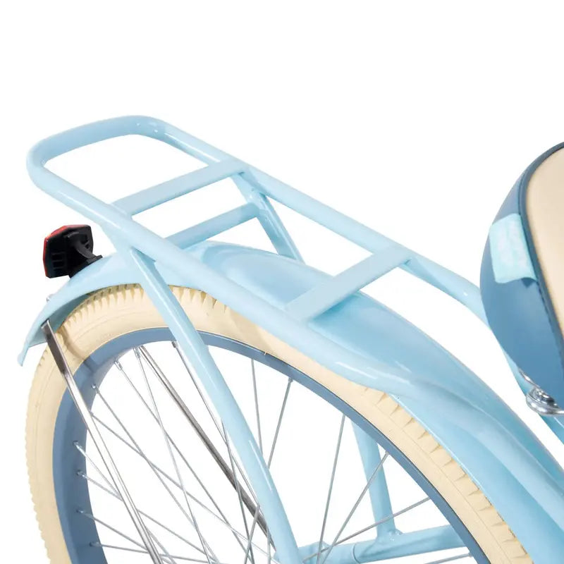 Nel Lusso Classic Cruiser Bike – Women's Light Blue 26″ Frame with Ergonomic Fit Design (2025 Edition)