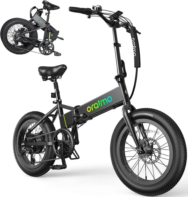 Oraimo Electric Bike – 750W–1000W Motor. 45-Mile Range. 557Wh Hidden Battery. 7-Speed Gear System