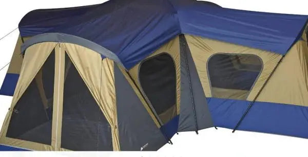 Ozark Trail Base Camp 14-Person Cabin Tent – Spacious. Weather-Resistant Family Camping Shelter (2025 Version)