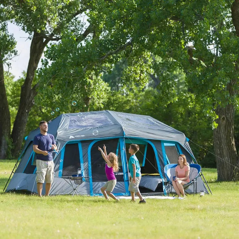 Ozark Trail Dark Rest Instant Cabin Tent – 10-Person. Quick-Setup Design