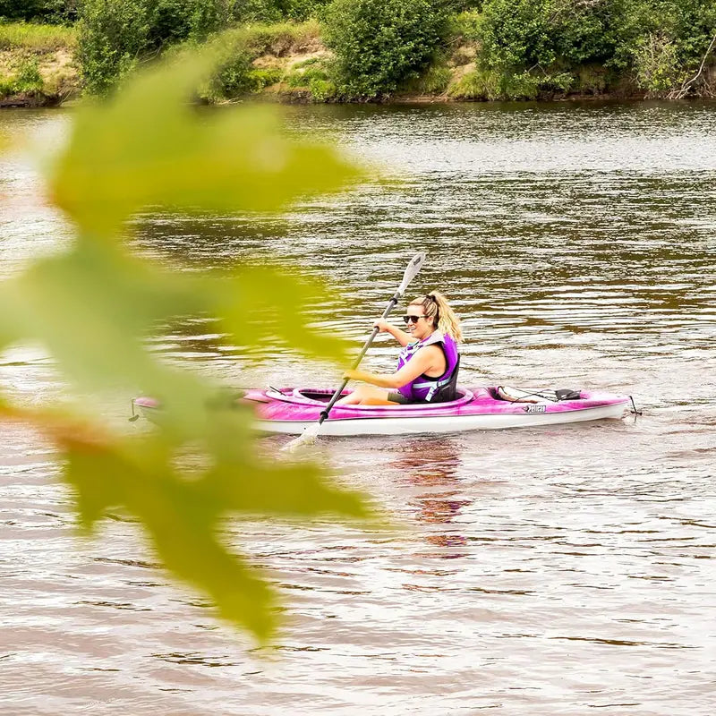 Pelican Argo 100X EXO 10 ft Sit-in Kayak with Exo Cooler Bag – Lightweight &amp; Stable – Stardust