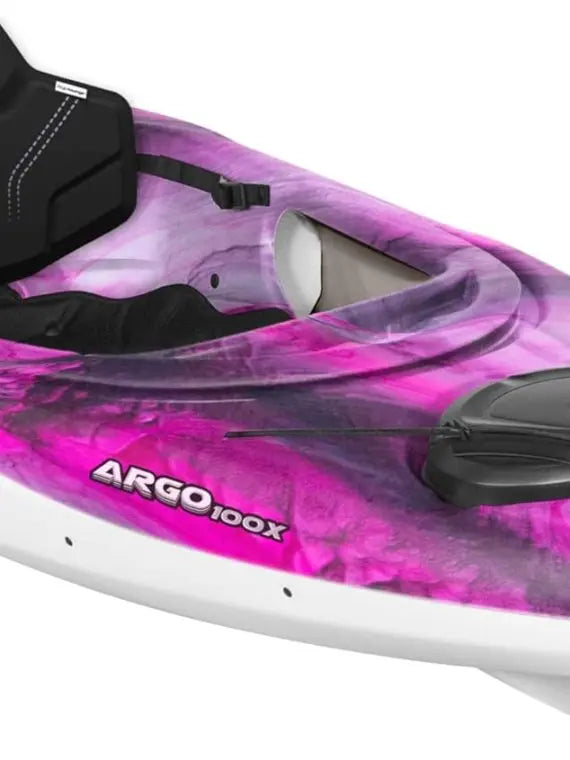Pelican Argo 100X EXO Sit-In Recreational Kayak – 10-Foot. Includes EXO Cooler Bag. Stardust Color