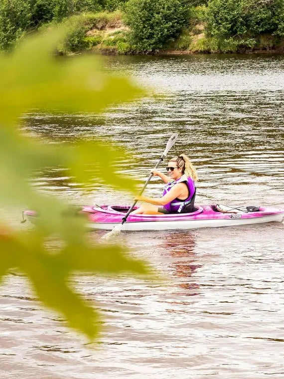 Pelican Argo 100X EXO Sit-In Recreational Kayak – 10-Foot. Includes EXO Cooler Bag. Stardust Color