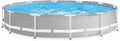 Prism Frame Above-Ground Swimming Pool – 12′ Round. 30″ Deep Summer Pool for Families