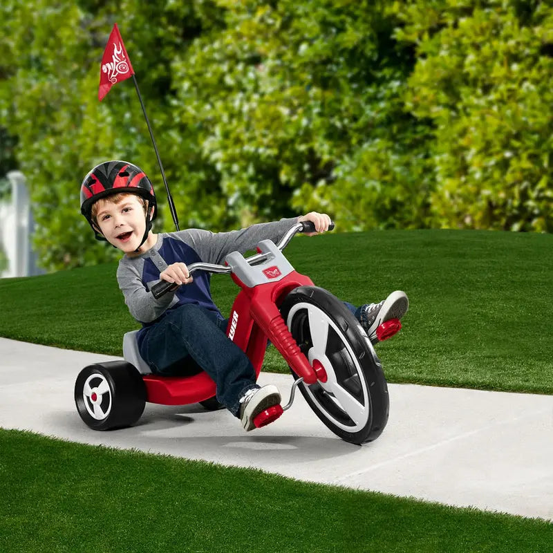 Radio Flyer Big Sport Chopper Tricycle – 16″ Front Wheel. All-Terrain Kids' Bike for Ages 3–7