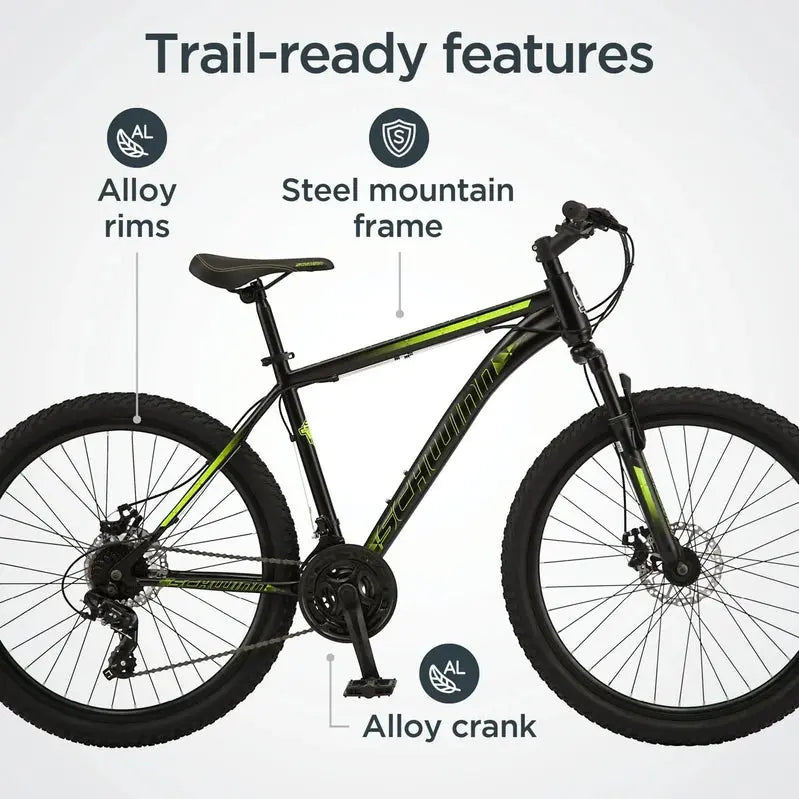 Schwinn Sidewinder Men-s 26-Inch 21-Speed Mountain Bike – Black
