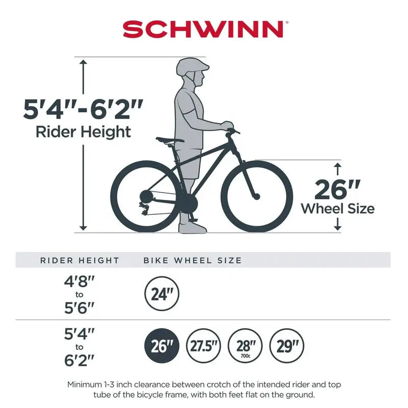 Schwinn Sidewinder Men-s 26-Inch 21-Speed Mountain Bike in Black