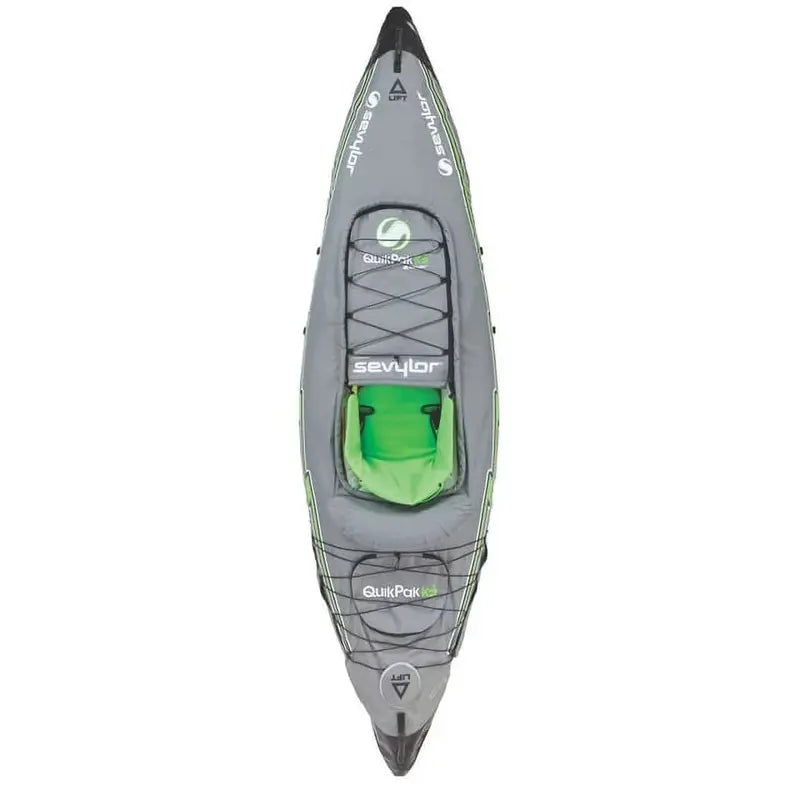 Single or Tandem Inflatable Kayak – Durable PVC Construction. Lightweight Portability. Stable Performance on Calm Waters