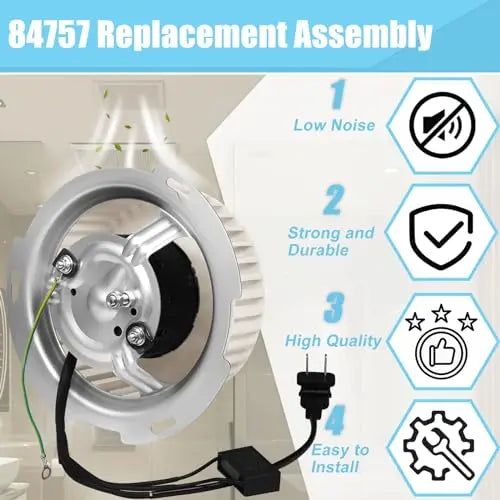 .Upgraded 8832NA Blower Motor for Nutone 84757 JA2B099N Bathroom Fan - Replace 8832NA “A” Unit &amp; 8832SA
